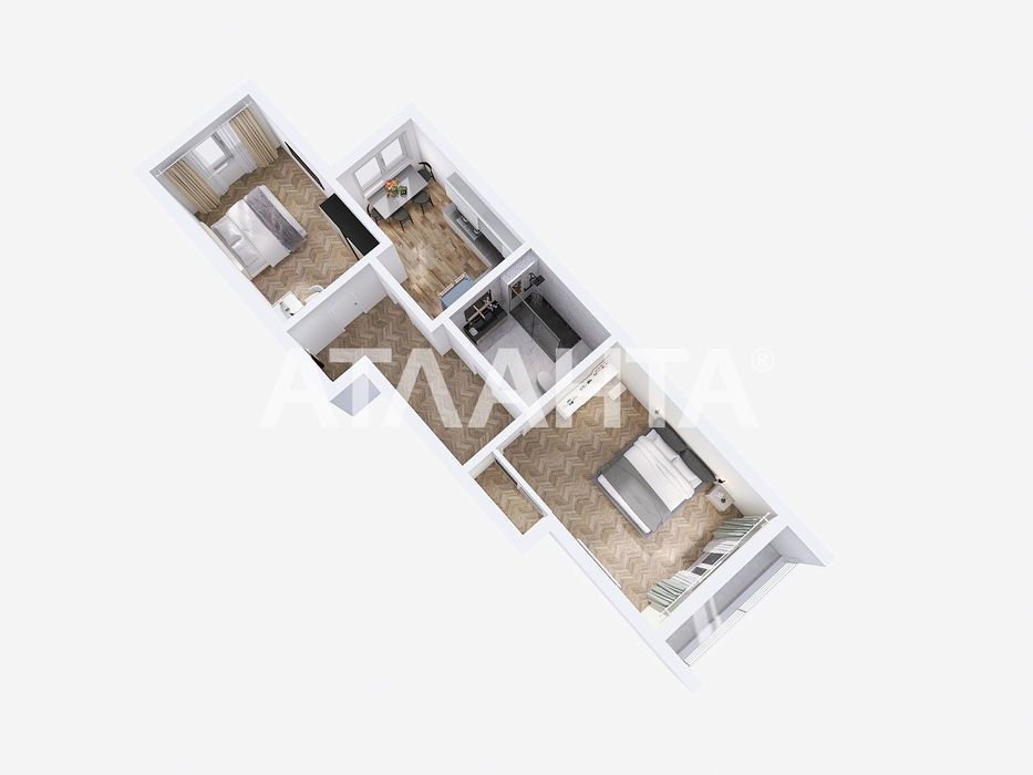 Продаж двокімнатної квартири під єОселя в Resident Hall