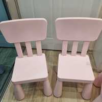 Krzesełka Ikea Mammut dla dzieci 2 sztuki