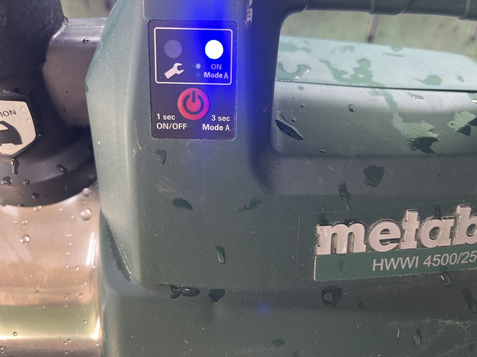 Pompa ogrodowa Metabo Hwwi4500/25 uszkodzona