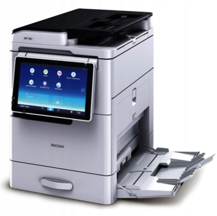 Kserokopiarka Ricoh MP305+ (w zestawie z szafką na kołkach)