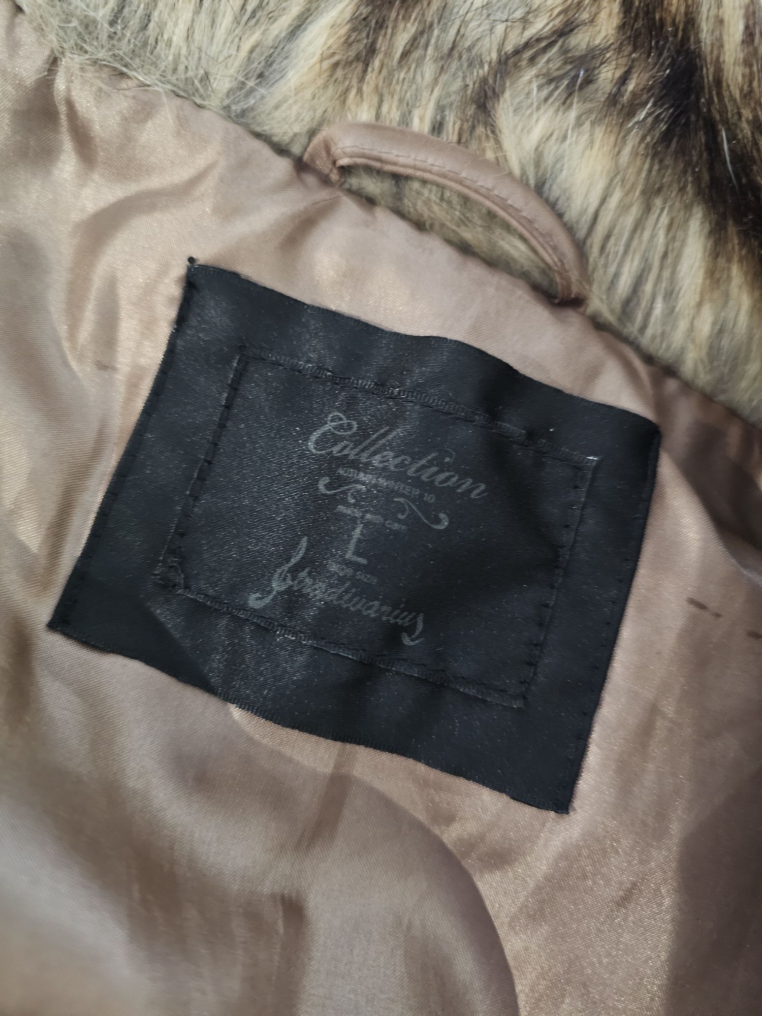 Kamizelka futrzana bezrękawnik bolerko L collection