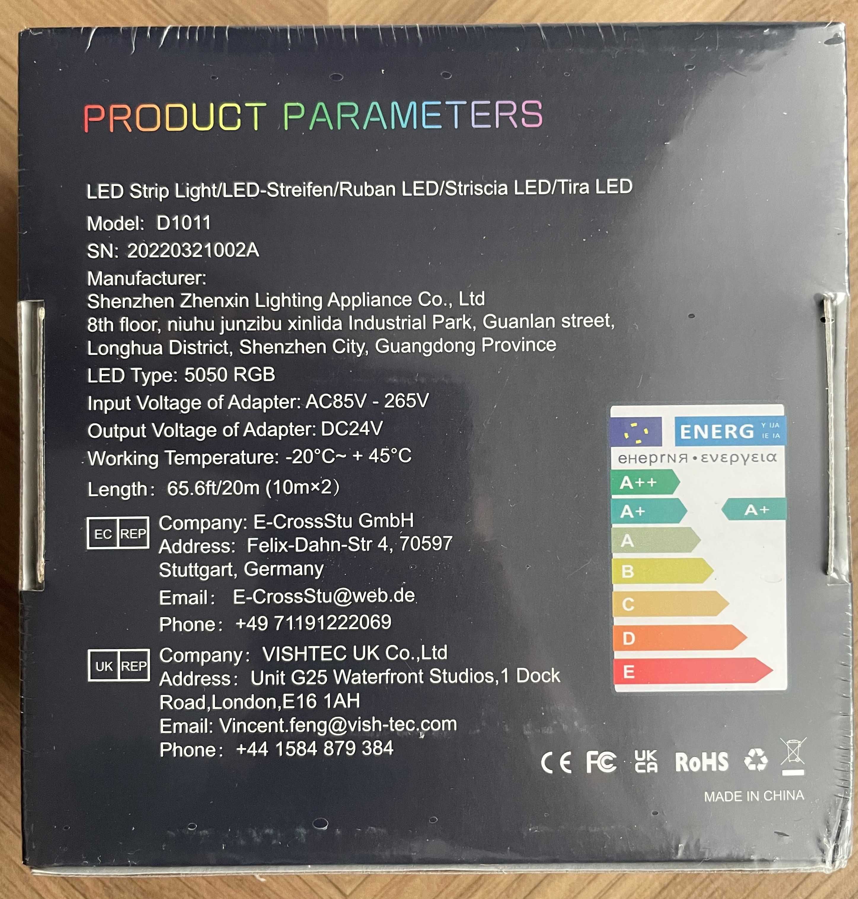 Taśma LED strip light D1011 2x10m