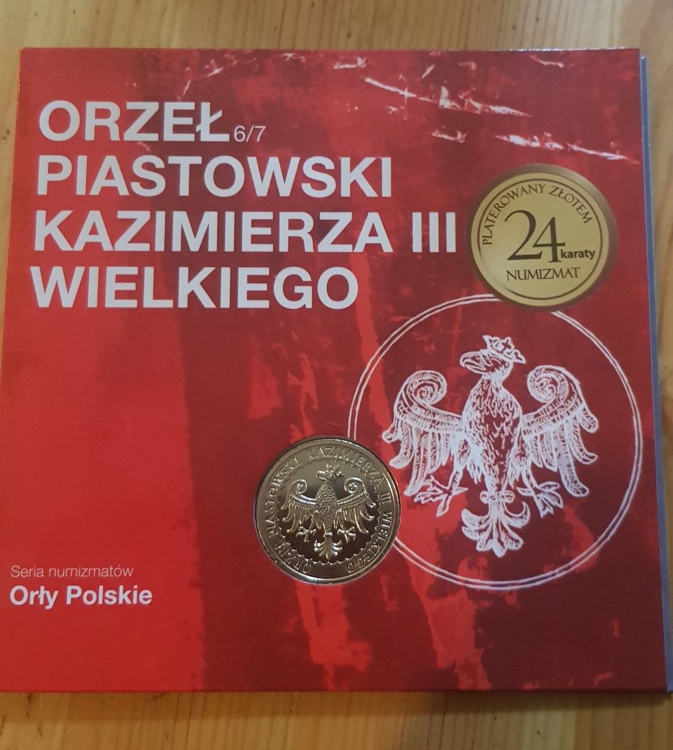 Orzeł Piastowski Kazimierza III Wielkiego.