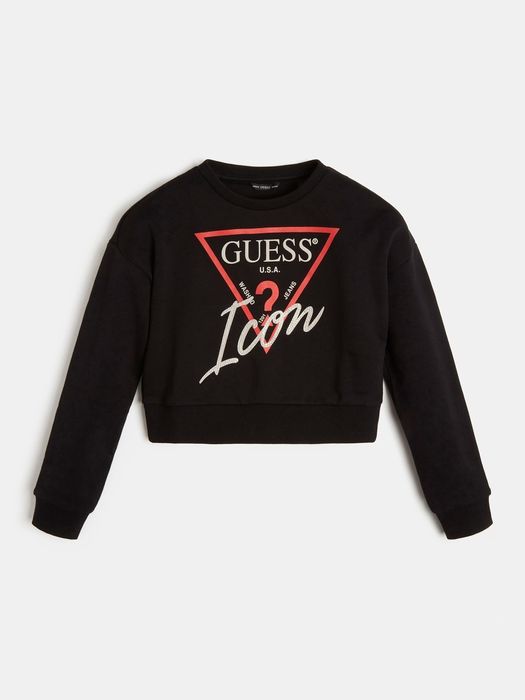 Nowa oryginalna bluzka Guess Icon czarna XS