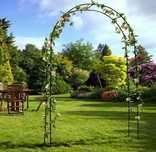 Pergola ogrodowa tarasowa metalowa podpora do pnączy winogron 240cm