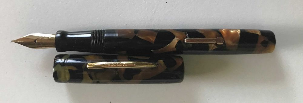 Caneta tinta permanente vácuo - CONKLIN mod. ENDURA - Aprox. 1924/30s