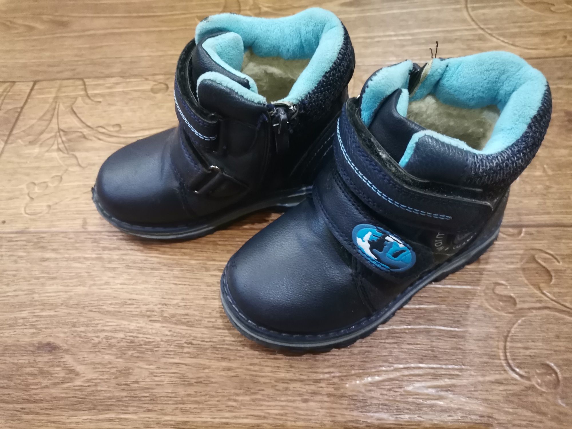 Детские зимние ботиночки, обувь зимняя на мальчика, 27 размер