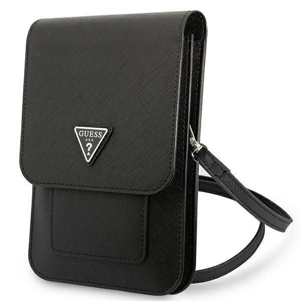 Guess Torebka Guwbsatmbk Czarny/Black Saffiano Triangle