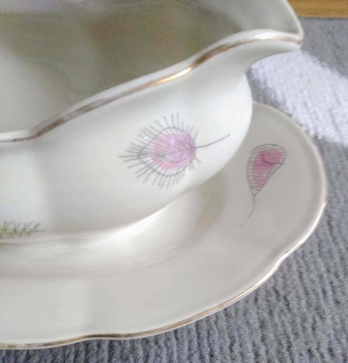 Chodzież stara porcelanowa sosjerka lata 50-60