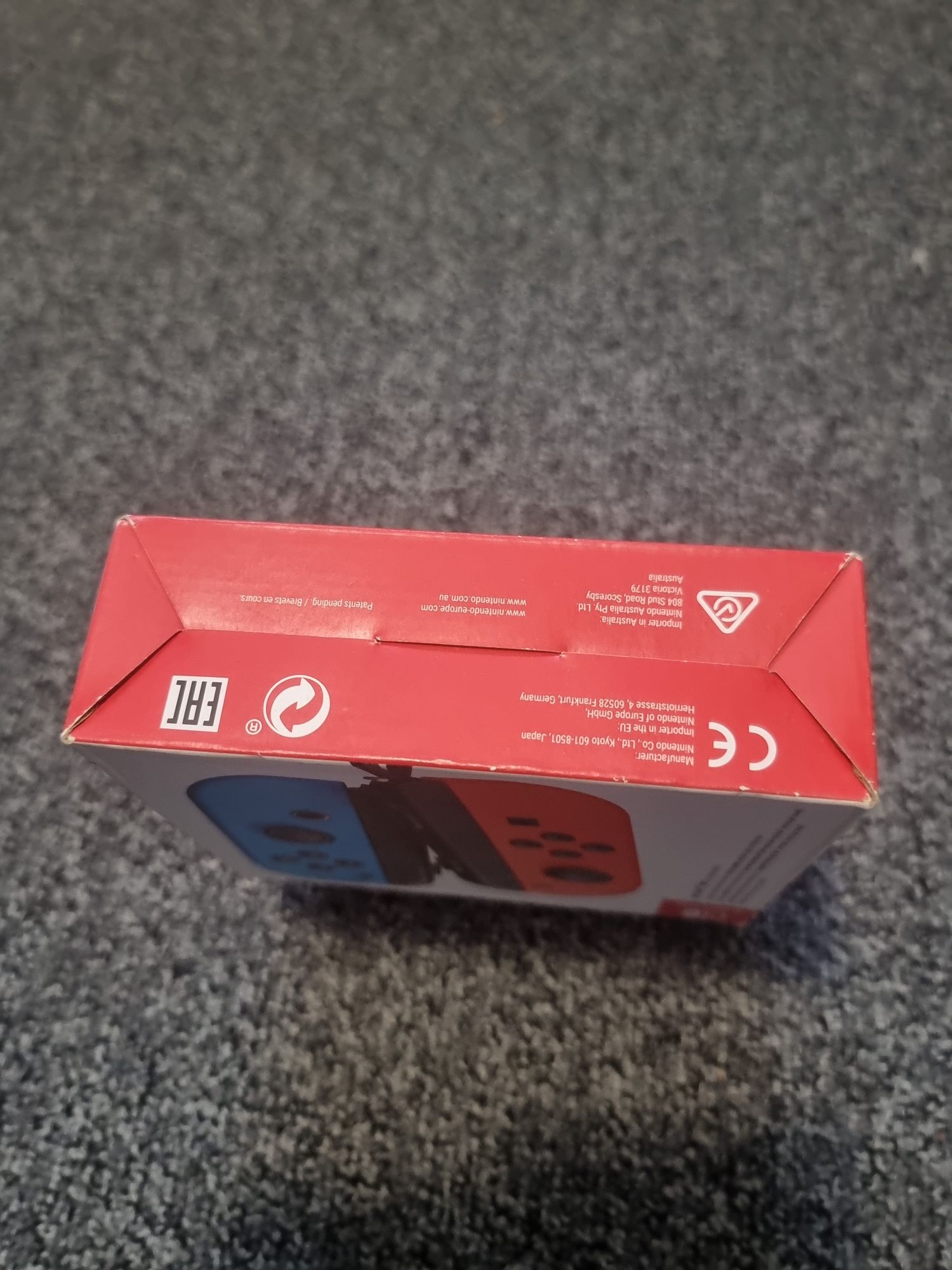 Oryginalne opakowanie po joy con od Nintendo switch