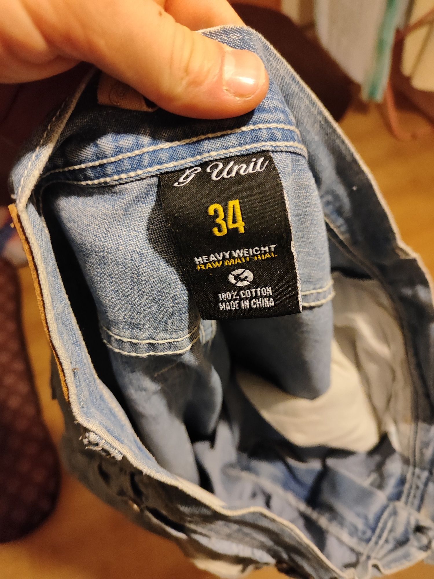 Jeansy g unit 34
