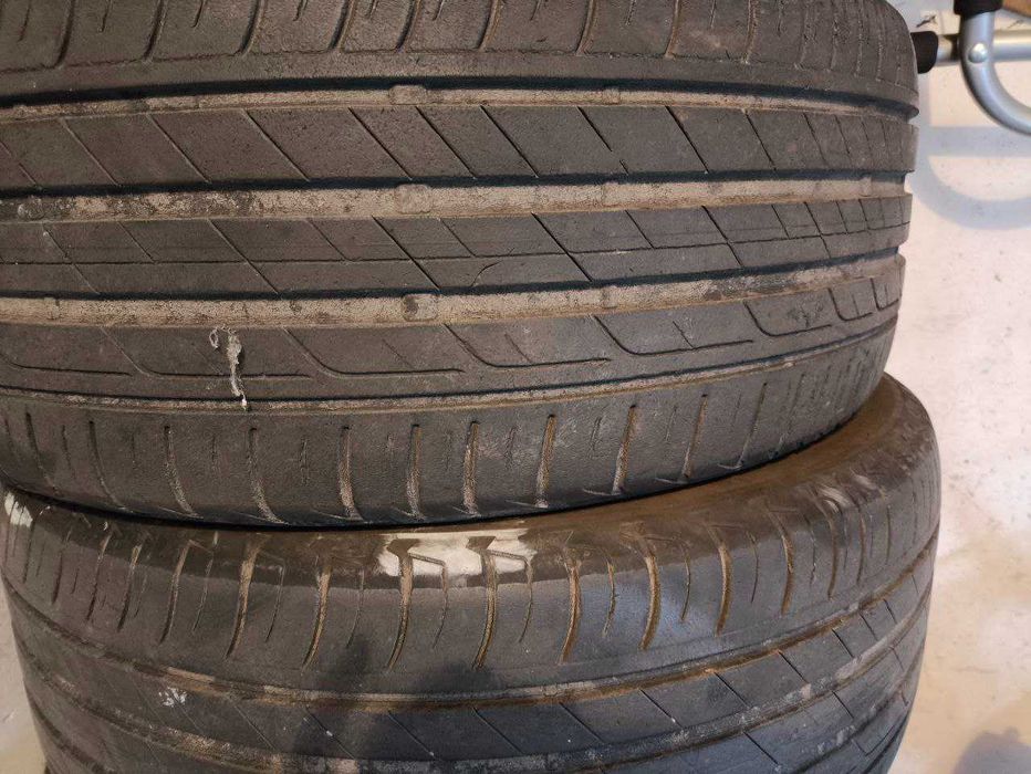 Koła stalowe Continental + letnie Turanza + kołpaki Opel