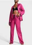 Піжама сатинова Victoria's Secret Glazed Satin Long Pajama Set