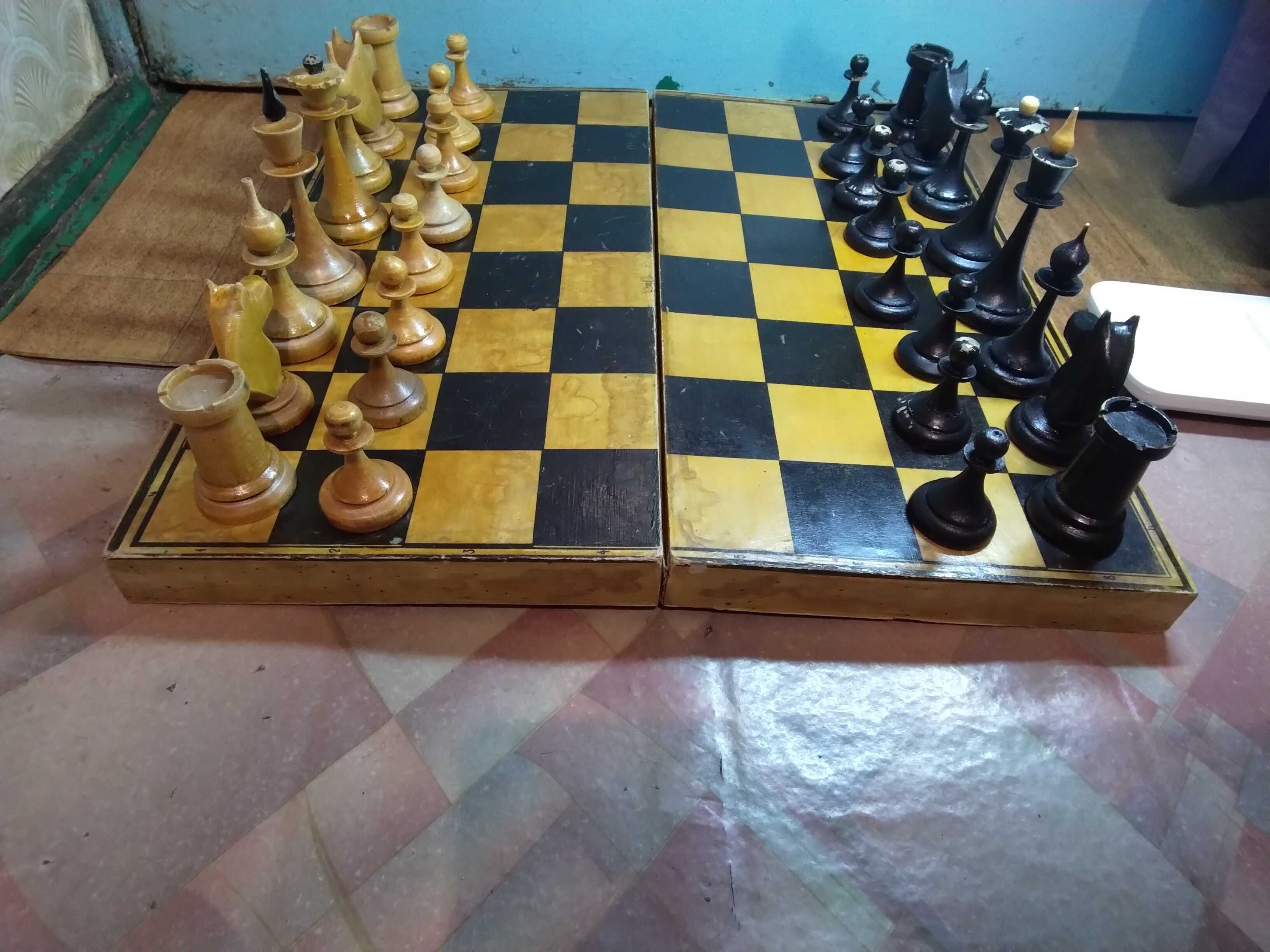 Шахматные часы, шахматы разные