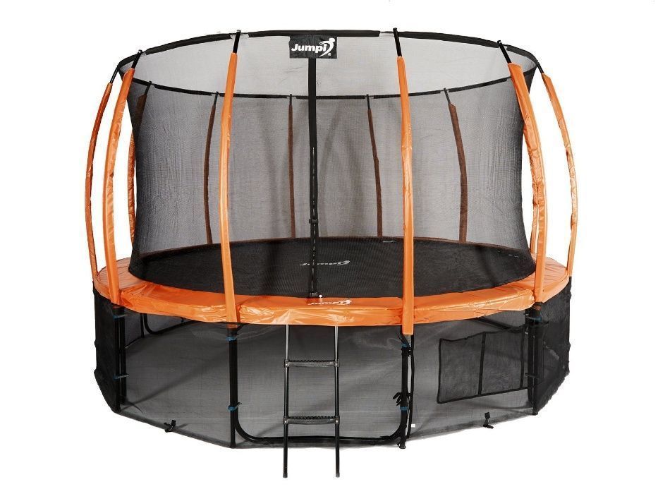 Trampolina Ogrodowa 435cm/14ft pomarańczowaMaxy Comfort Plus Z Wewnętr