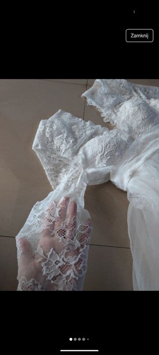 Suknia ślubna koronkowa