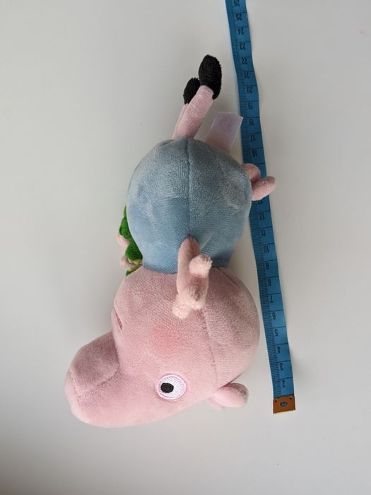 М'яка іграшка Джордж Свинка Пеппа з динозавром peppa pig tu