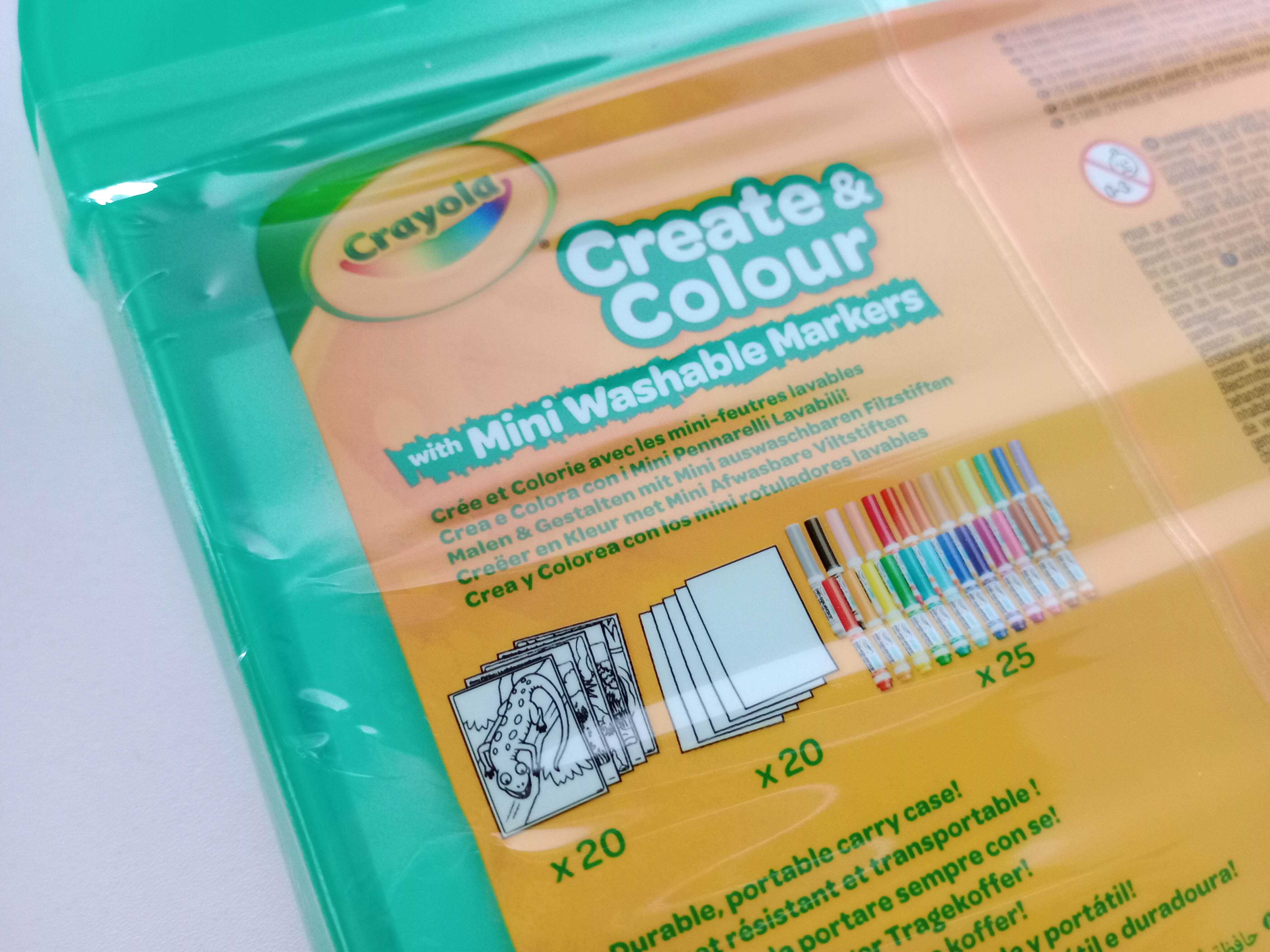 CRAYOLA Mala Férias Verão 25 marcadores laváveis Crianças Kids - NOVO