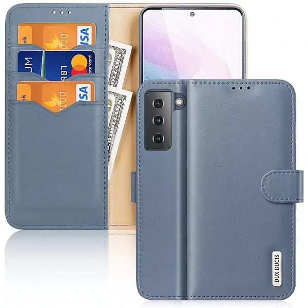 Etui Skórzane do Samsung Galaxy S21 Plus 5g Blue