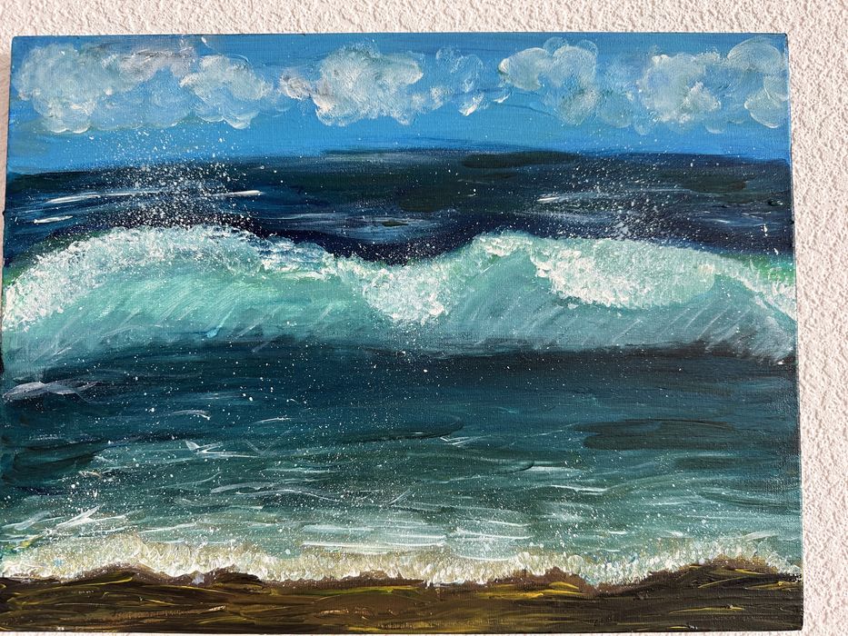 Картина акрилом Морські бризки