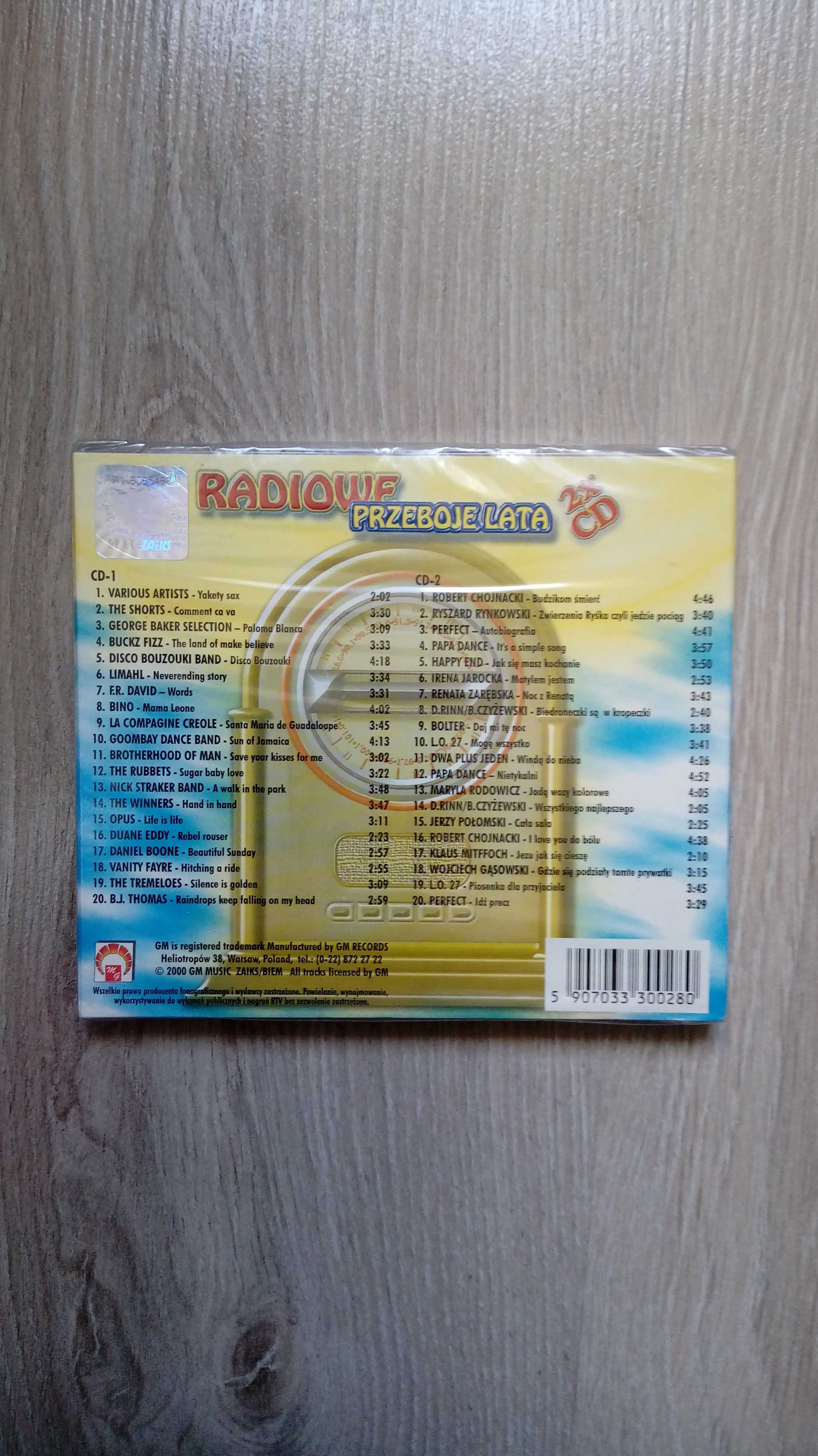 Radiowe Przeboje Lata - składanka 2CD - Nowa