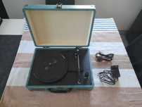 Gramofon Vintage 3-Speed ​​Bluetooth Vinyl Gramofon z głośnikiem