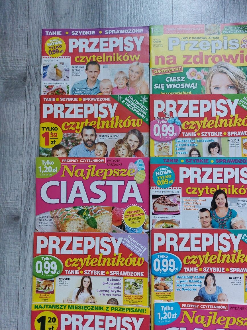 18 broszur Przepisy czytelników