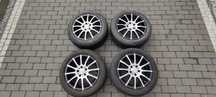 Zestaw 4x Alufelgi 16 Aluett 5x112 + 4x opony całoroczne Dębica 205/55
