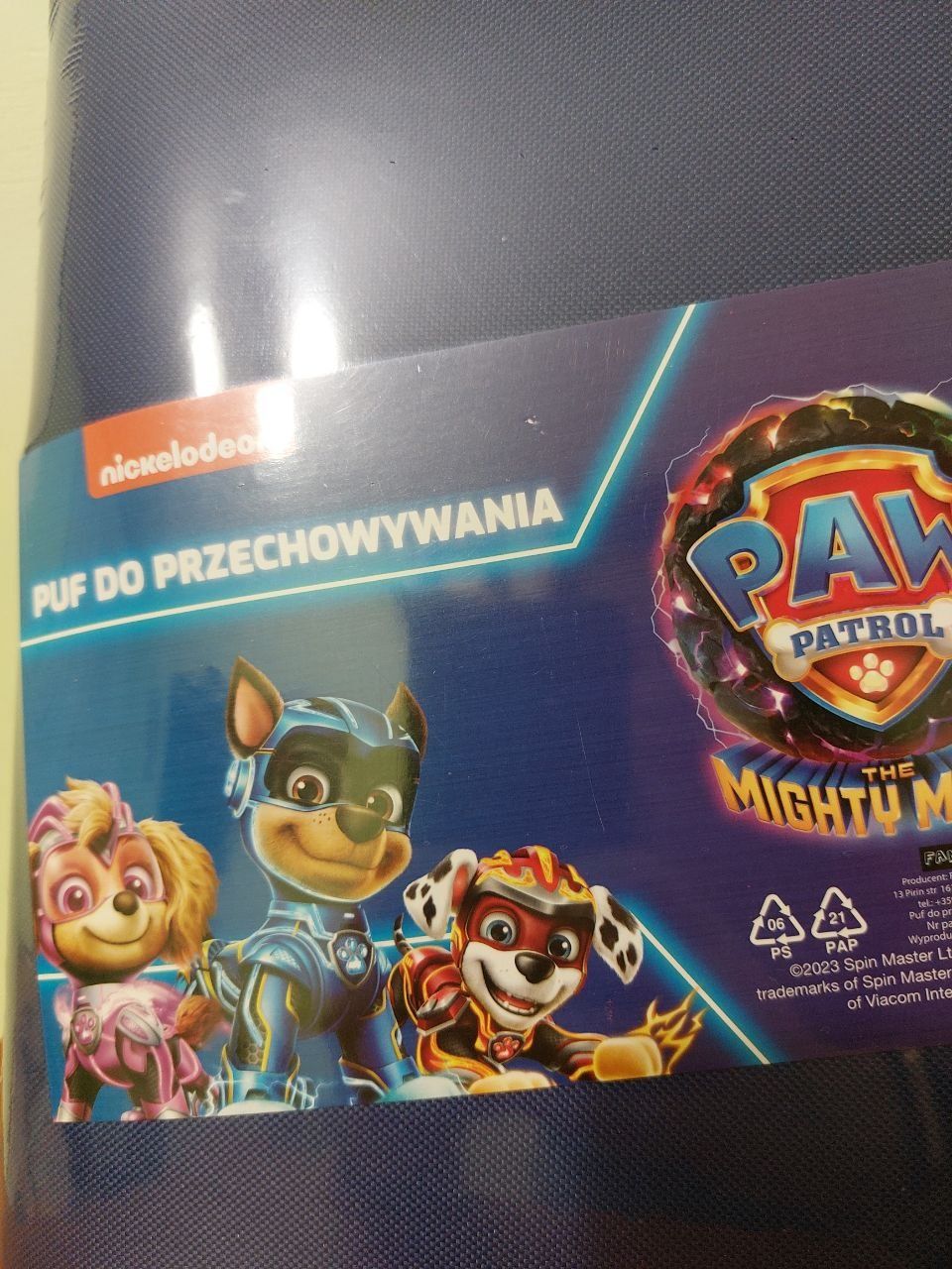 Puf Paw Patrol (niebieski)