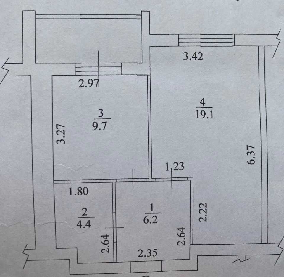 Продам 1 ком кварт 6/9, ЖК «Победы», Новострой Жилстрой-1,42м2, єОселя