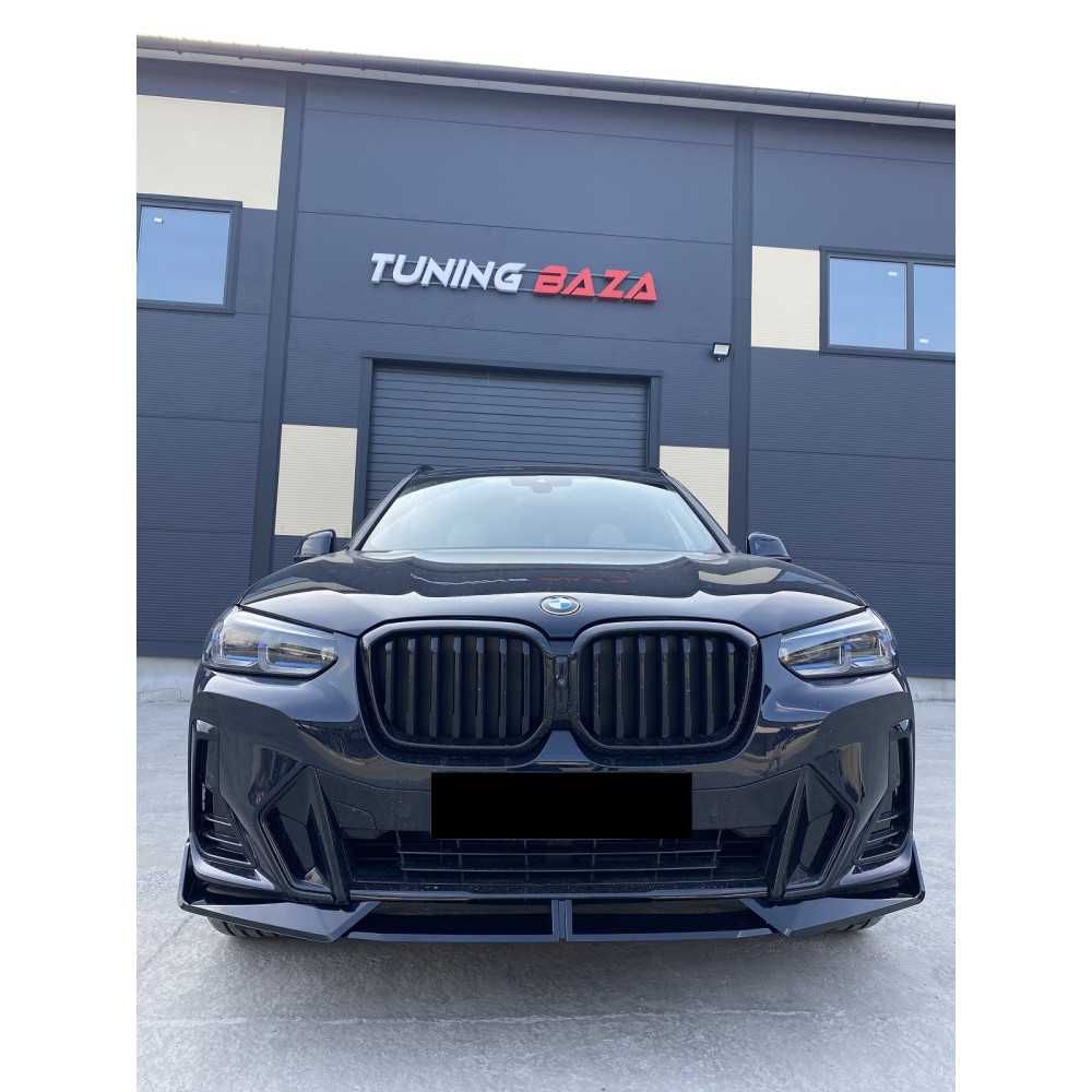 Накладка (губа) на передній бампер BMW X3 G01 X4 G02 (2022-2024)