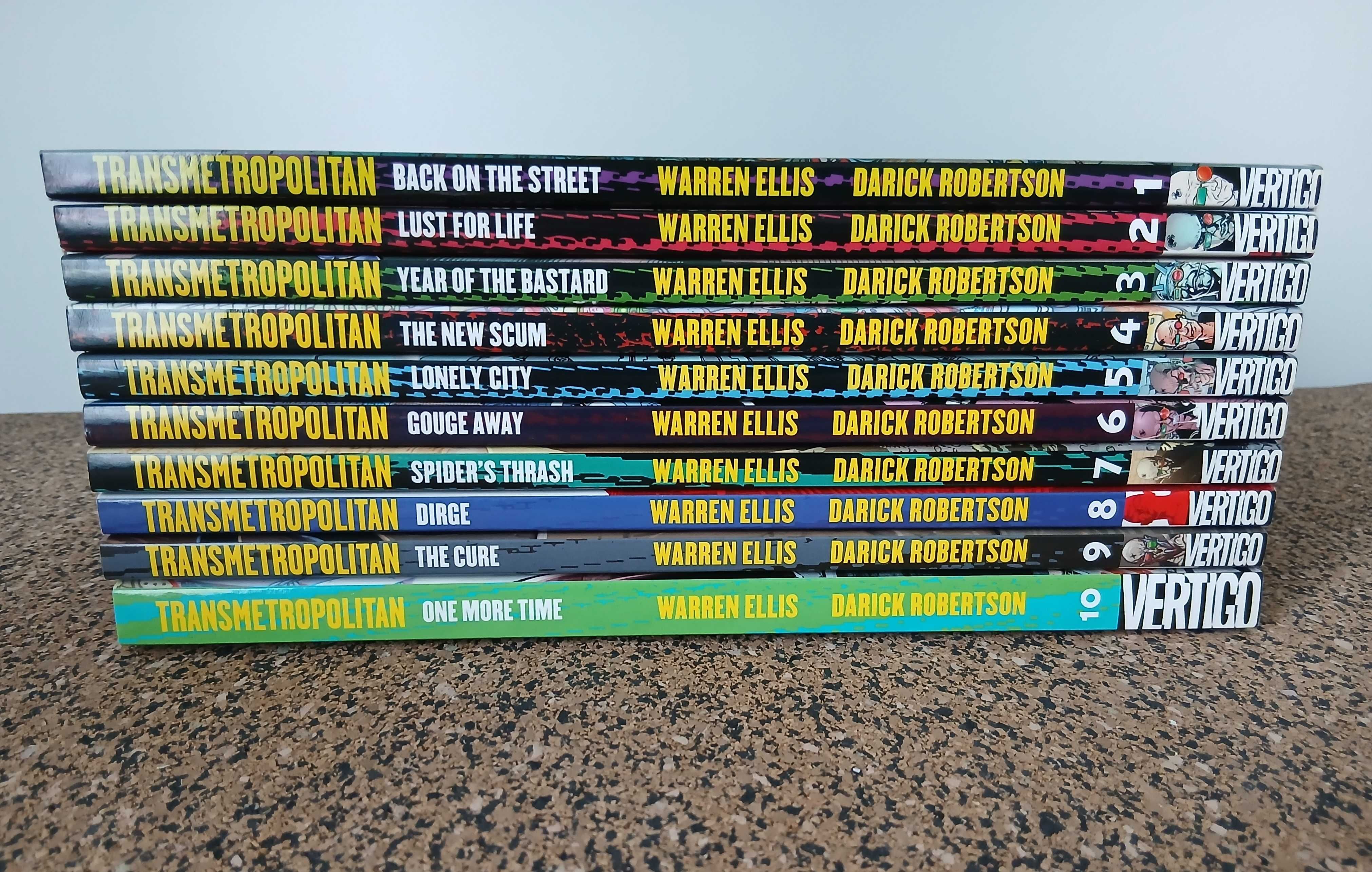 10 BDs - Transmetropolitan (coleção completa)