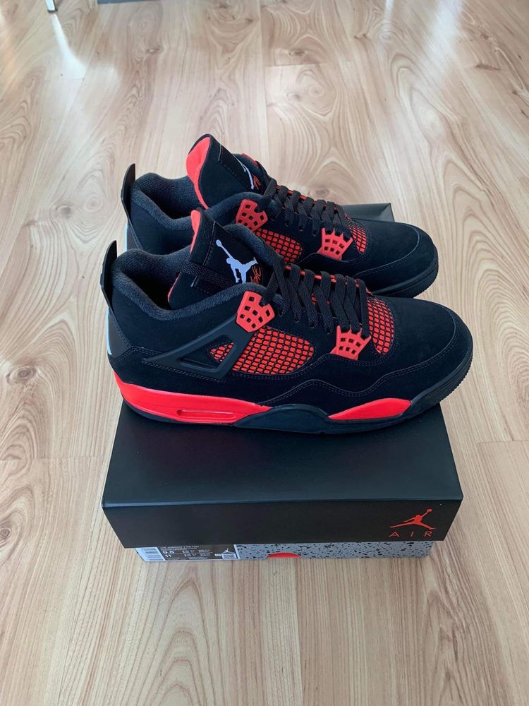 Air jordan 4 red thunder 43