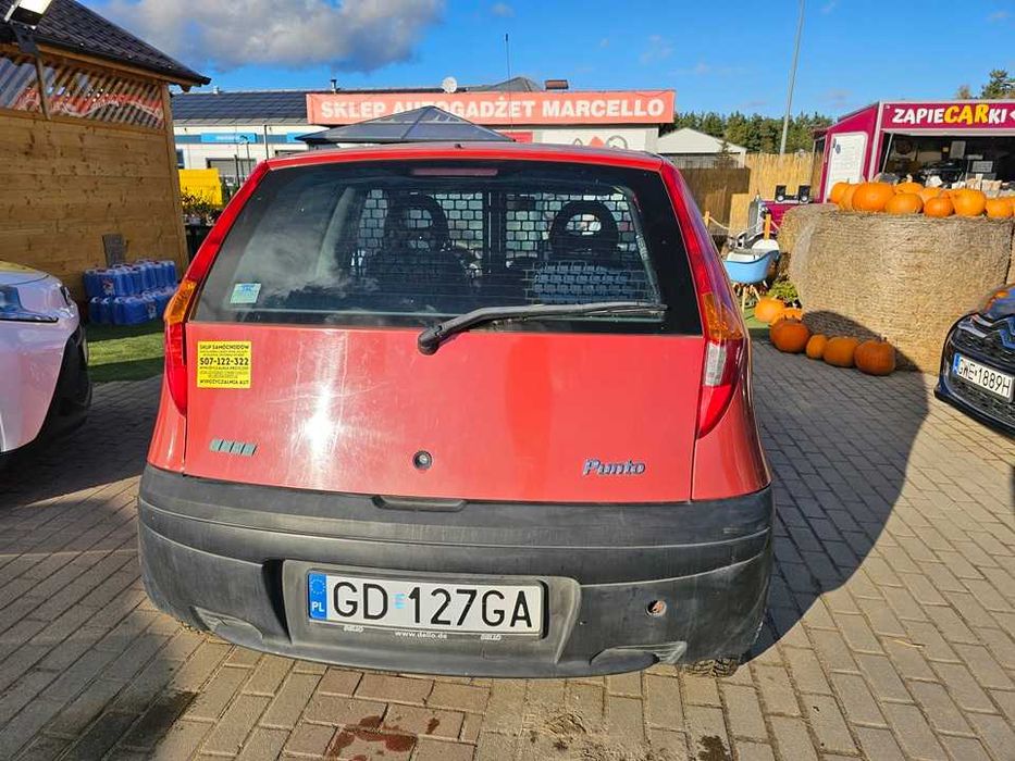 Fiat Punto VAN/1.2 benzyna/VAT-1/wspomaganie/okazja/ 2002 rok