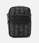 100% ОРИГИНАЛ Lacoste monogram noir gris мужская серая черная сумка