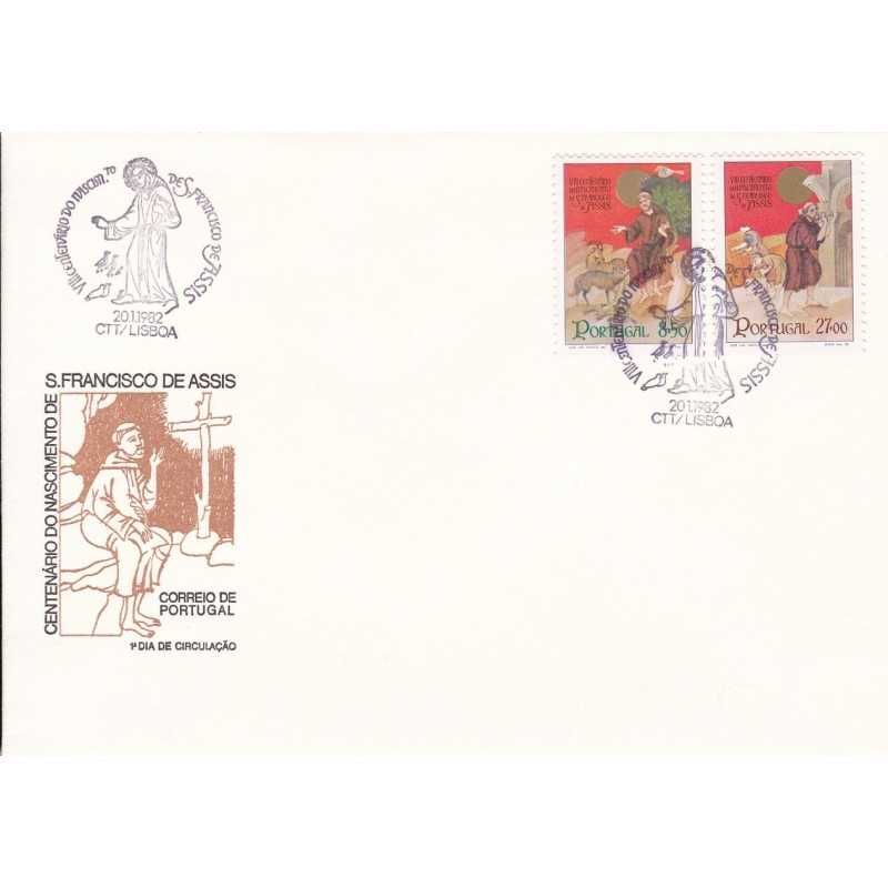 Emissão Selos Raça Cavalos Lusitanos 1986 em FDC