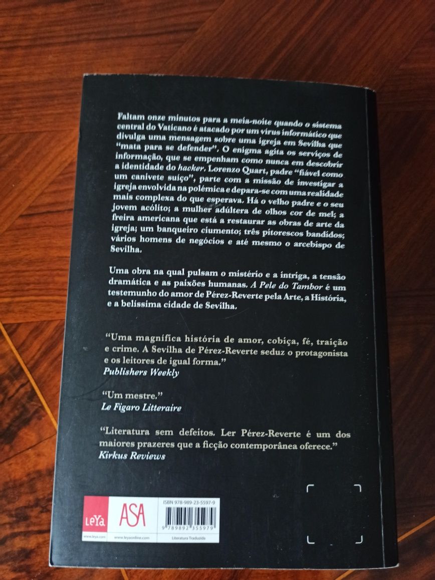 "A pele do tambor" de Arturo Pérez - Reverte