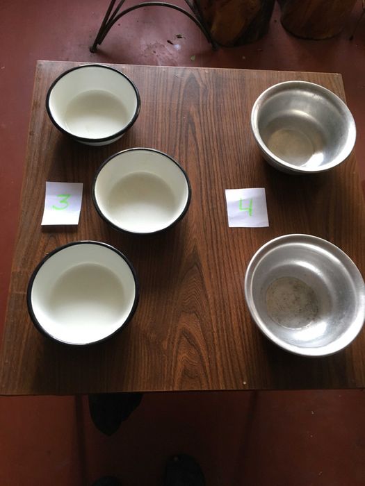 Миски эмалированные, нержавейка, алюминий