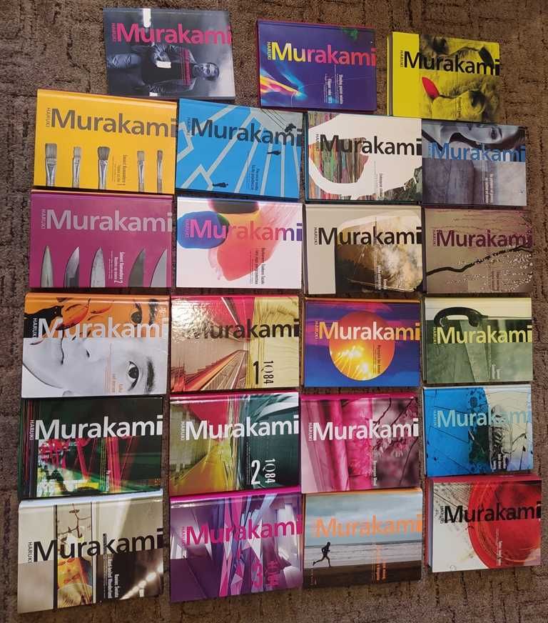 Haruki MURAKAMI - komplet kolekcja 22 tomów + gratis (oprawy twarde)