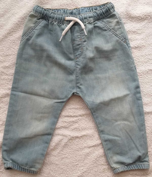 Spodnie dresowe, joggersy, legginsy chłopięce, H&M, rozmiar 86