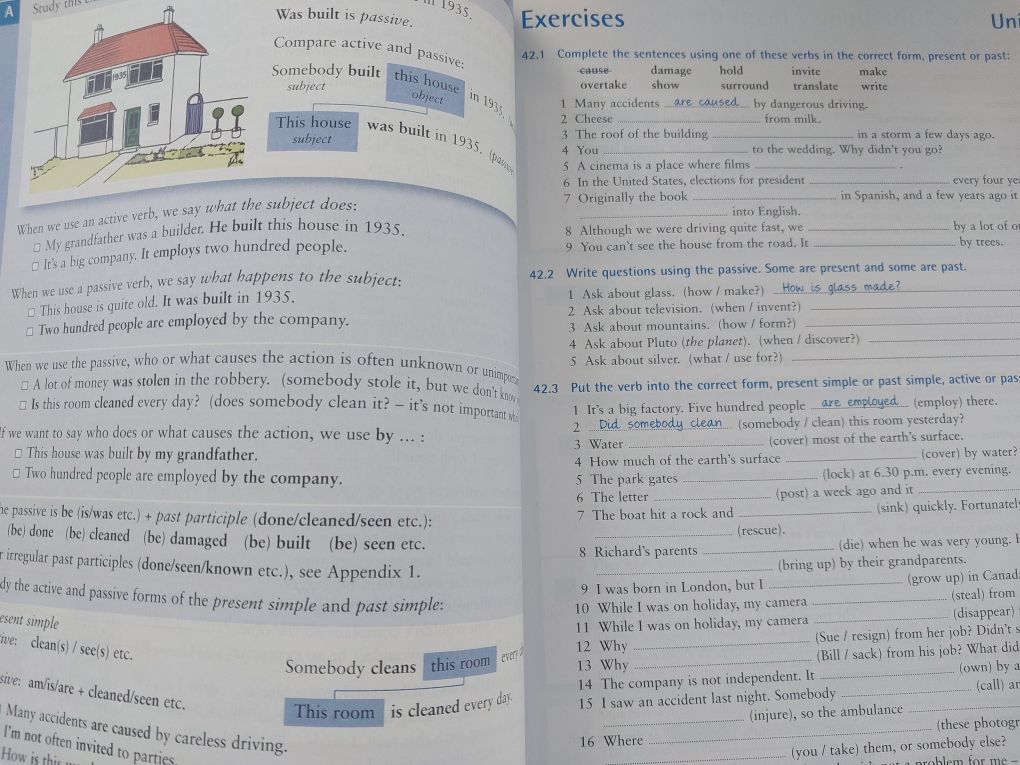 English grammar in use Third edition answer key