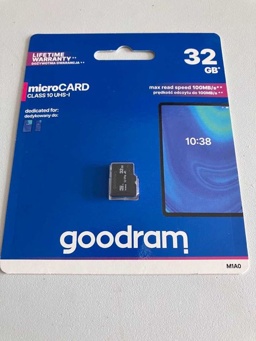 Karta pamięci microSDHC GOODRAM 32GB M1A0-0320R12 cl 10 UHS