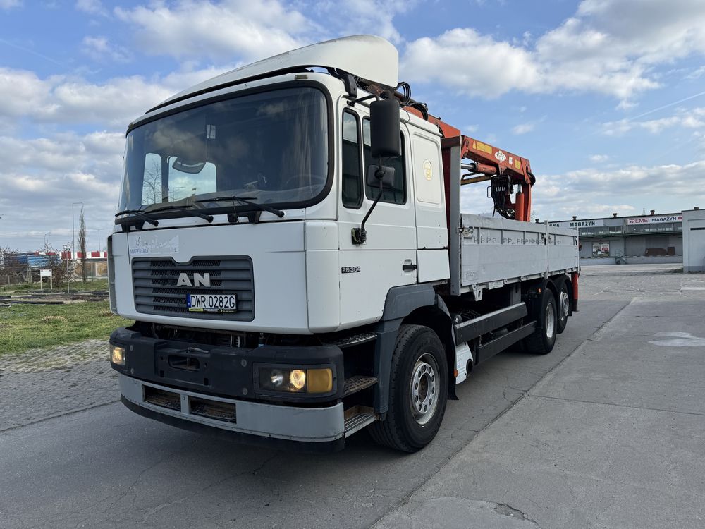 Man F-2000 rok 1999 Skrzynia Manual-Retarder Hds PALFINGER PK 12000