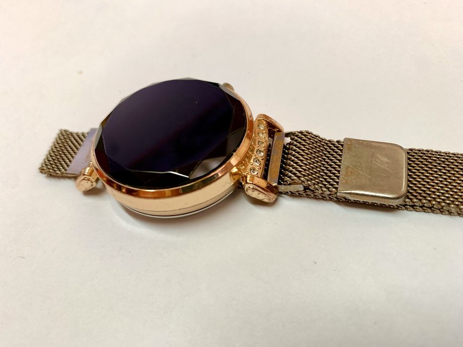 Elegancki zegarek na magnetycznym pasku KURREN - analogowo cyfrowy