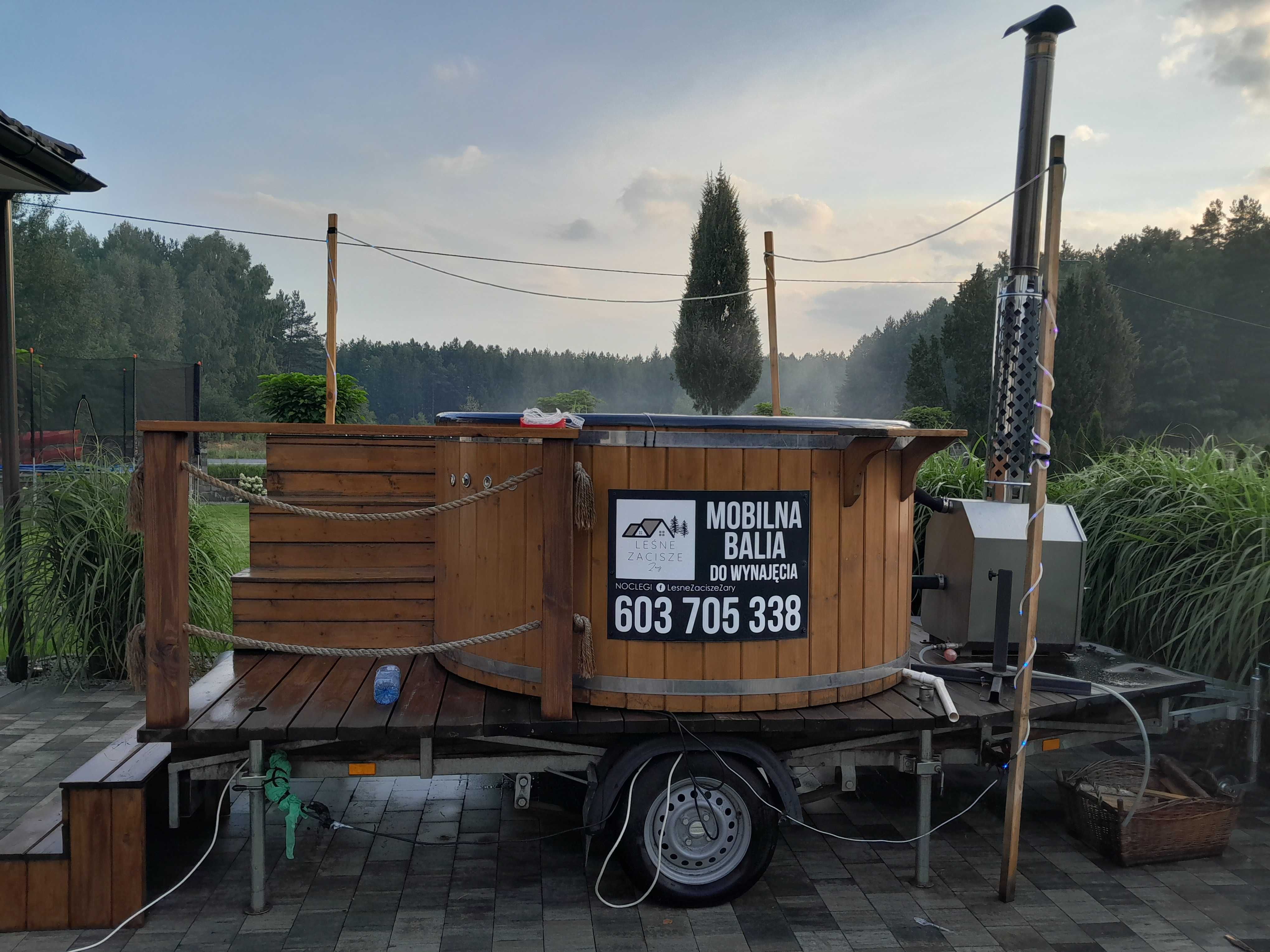 Mobilna balia jacuzzi