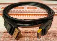 Продаю новий кабель DisplayPort (DP-DP) ''HOTRON'' 1,9m