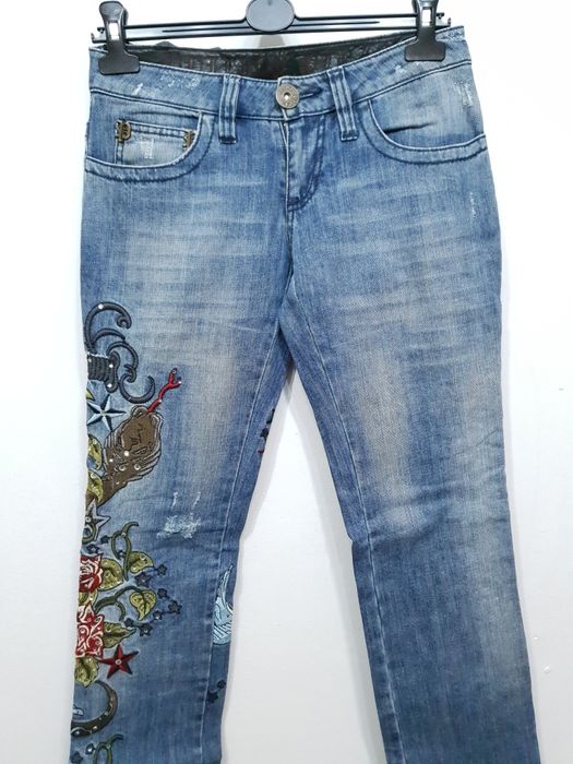 Spodnie jeansowe damskie Philipp Plein S M