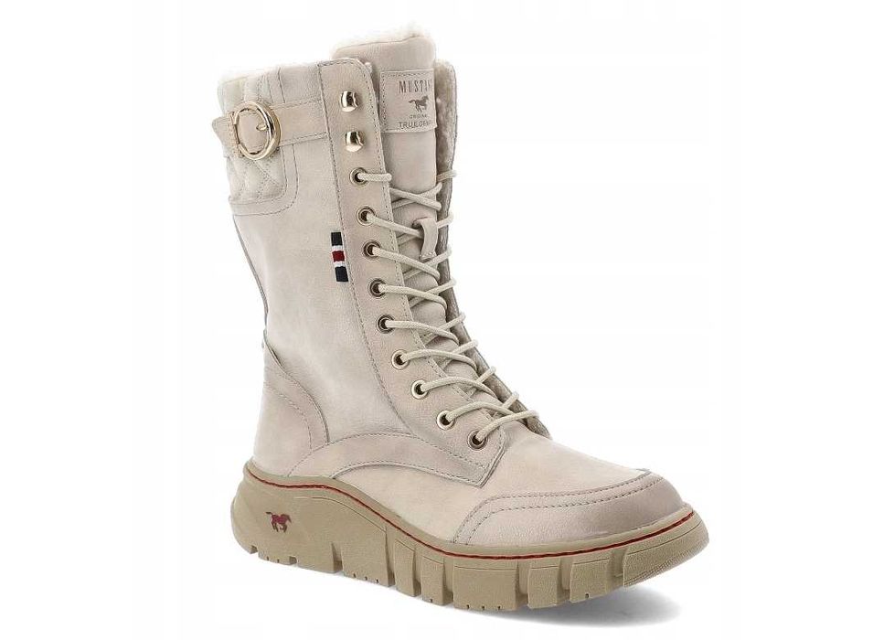 Kozaki MUSTANG 1499/605 beżowy R:39