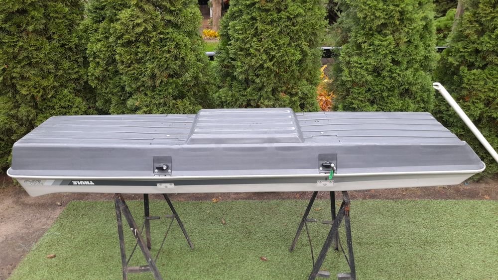 Box bagażnik dachowy Thule 250 bardzo mocny prawo lewo jeep bus kamper