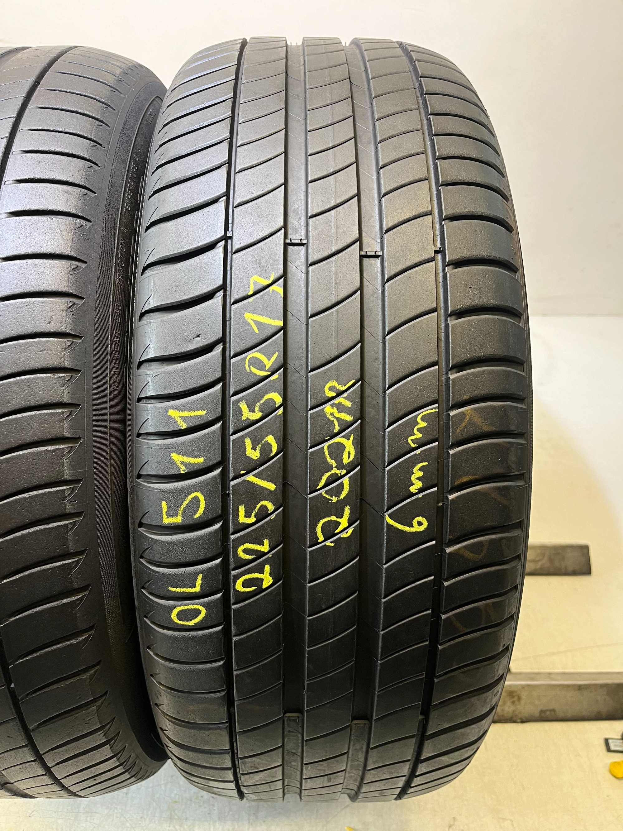 2x 225/55R17 Michelin Primacy 3 97Y OL511